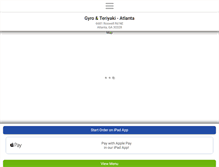 Tablet Screenshot of gyroandteriyaki.com